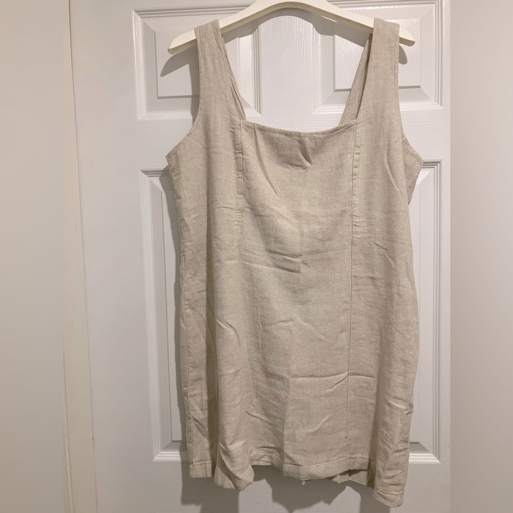 Linen Blend Dress